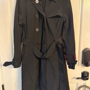 London Fog Women's Black Trench Coat